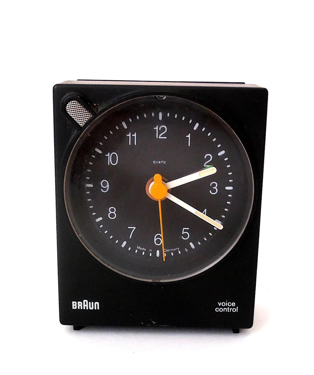 Vintage 80s Alarm Clock - Travel Alarm Clock Voice Control Made by