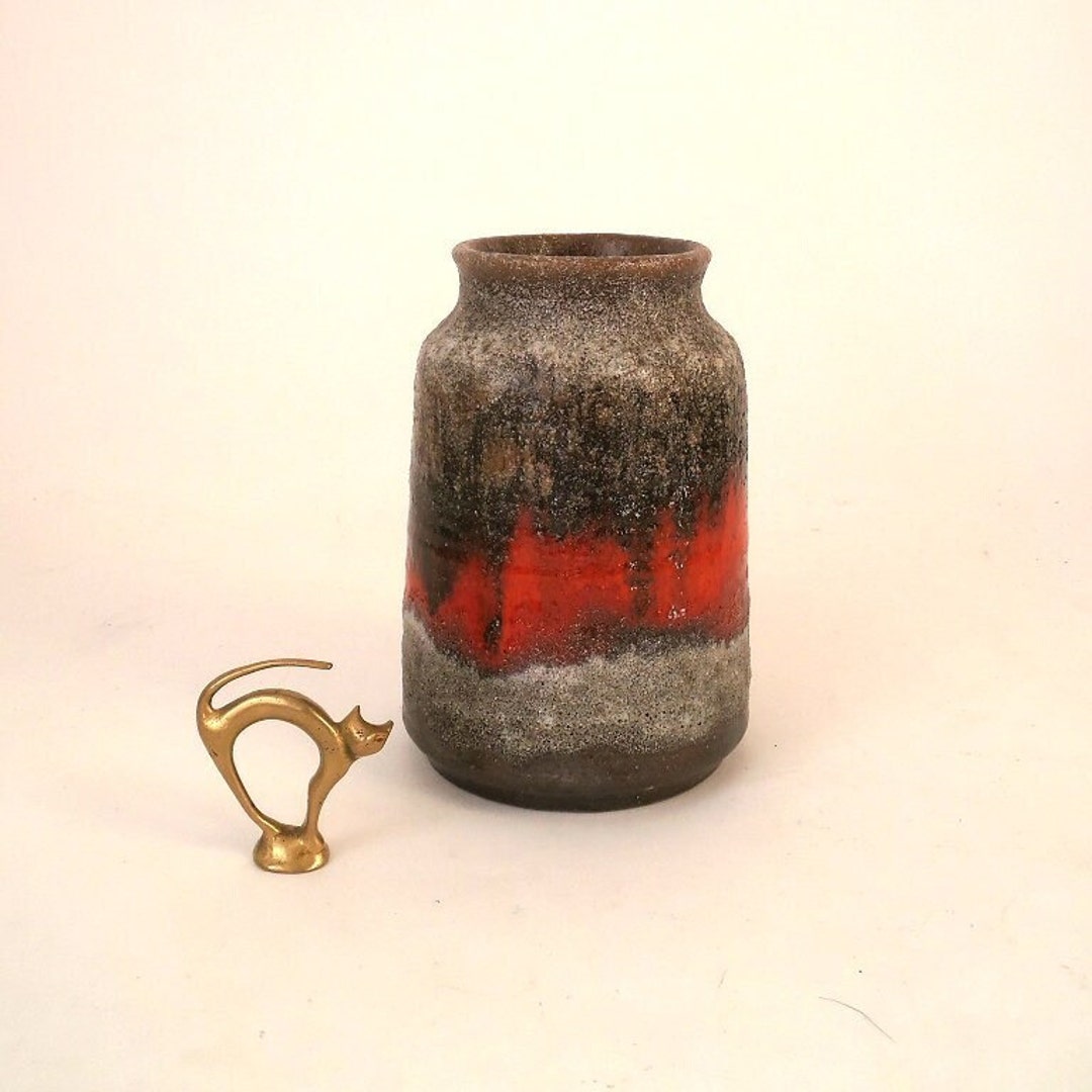 Carstens Fat lava ヴィンテージ Vintage West German Fat Lava Vase Made by Carstens