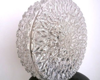Ceiling lamp,  mid century modern wall lamp, flush light Glashütte Limburg, 70s flushmount lamp flush mount lamp, modern lamp