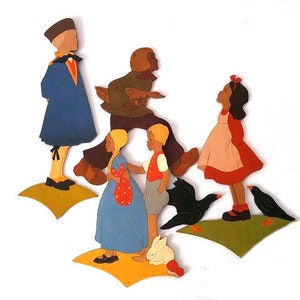 Wooden children's room fairy tale picture, wood image Hansel and Gretel, wood wall art, Brothers Grimm Fairytales,