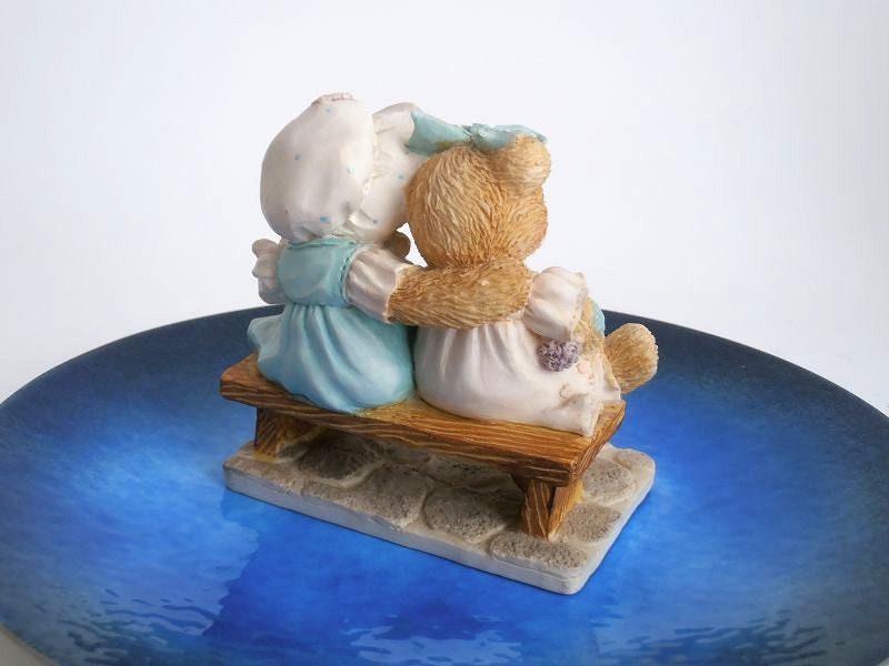 Vintage Cherished Teddies Figurine Tracie and Nicole Priscilla