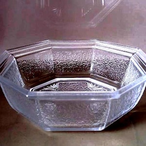 Wmf lead crystal dish Vitrine 1907, Art Nouveau lead crystal glassware, Art deco glassware, Wmf fruit bowl, Wmf salad bowl, coupe a fruits