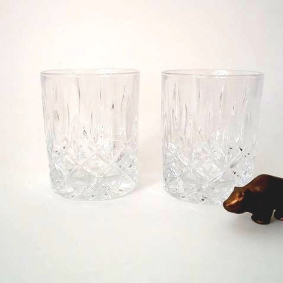 Vintage Lead Crystal Whiskey Glasses Nachtmann Mid Century Etsy