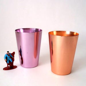 1950s Aluminum Drink Glasses - Etsy
