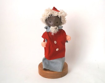 Vintage Barney Puppet 1990's Barney the Purple Dinosaur Hand