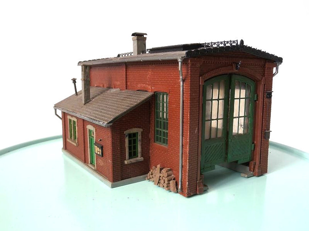 Vintage Model Train House, Architects Miniature House, Mcm Model