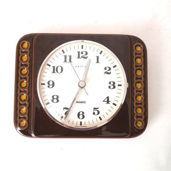 Retro Rectangular Clock - Etsy