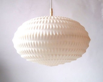 Mid century op art ceiling lamp Aloys Gangkofner for ERCO, modern pendant lamp, bubble lamp, modernist geometric ceiling light, ball lamp