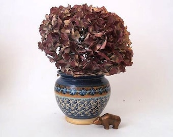 Vintage ceramic planter,  60s creamic plant pot, mid century planter,   mcm planter, mid century modern planter