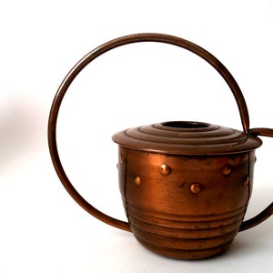 Copper watering can, indoor watering can, metal watering can, copper cactus can, garden gift, rustic old watering can, indoor boho gardening
