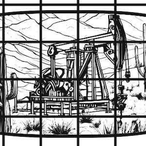 PARCHE DE CAMPO PETROLÍFERO N.° 2 SVG