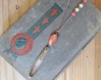 Pretty in Pink / Recycled Silverware Jewelry