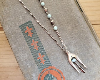 King Triton - Recycled Silverware Jewelry - Cocktail Fork
