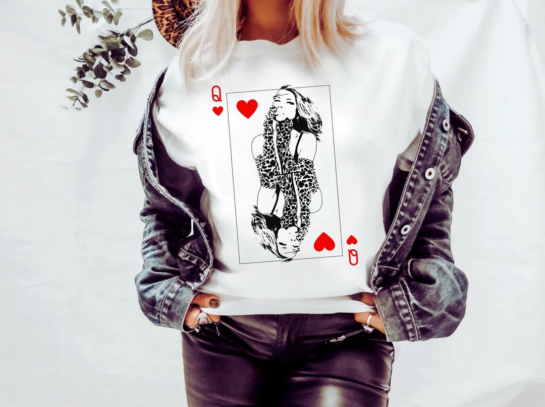 Shania Twain Queen of Hearts Poker Card Shirt Let's Go Girls Tee I Feel ...