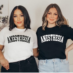 Anesthesia Shirt Anesthesiology Tee Gift for Anesthesiologist CRNA Nurse Anesthesia Technician TShirt Residency Grad Graduate