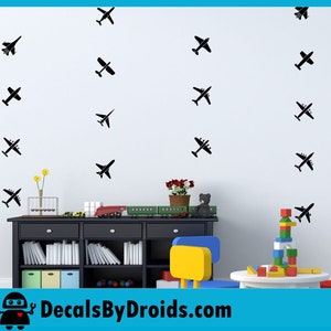 Airplanes set Vinyl Wall Decal | Decal/Sticker Boys Decor