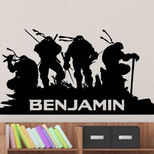 Teenage Mutant Ninja Turtles | Personalized Vinyl Wall Decal