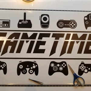 Game Controllers Personalized Wall Decal image 3