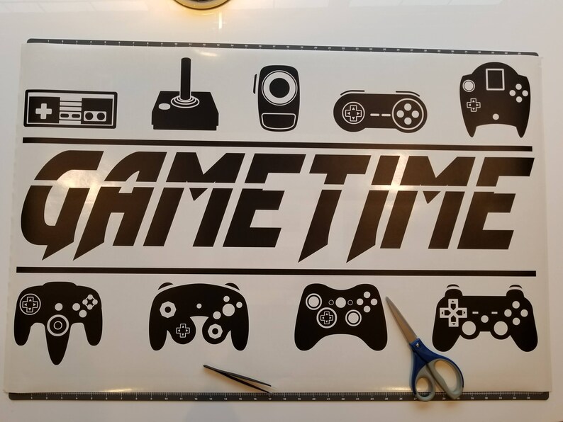 Game Controllers Personalized Wall Decal image 3