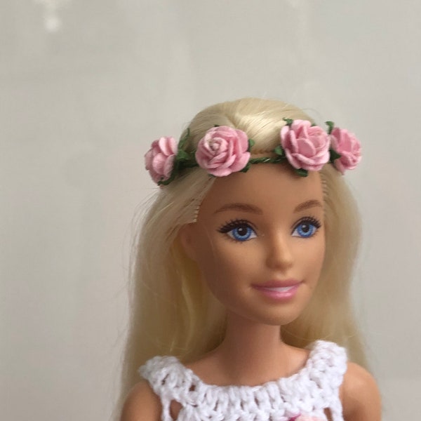 Doll flower crown, minimalist doll crown, cute miniature headpiece, miniature crown