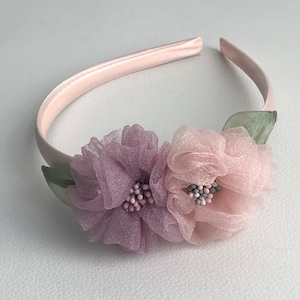 Blush Floral Headband main image 1