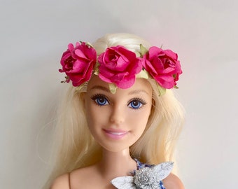 A032 Gold/Silver Mini Crown Doll Crown Hair Accessories For 12 