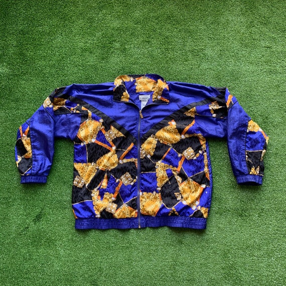 Vintage Gold Chains Windbreaker (Versace style)