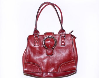 Wilson’s leather dark red 90’s purse