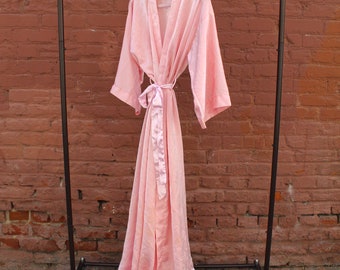 Christian Dior 70’s pink floral vintage robe