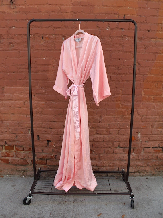 Christian Dior 70’s pink floral vintage robe