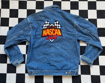 Las Vegas NASCAR cafe denim jacket