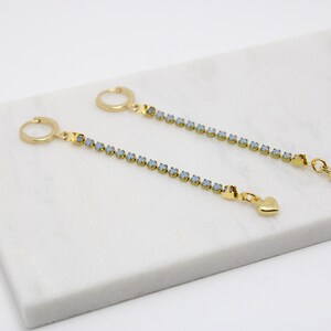 Drop Earrings, Cup chain Dangle Earrings