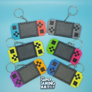 Switch Keychains | Perler Keychains | Video Game Keychains | Custom Made | Party Favors | Keychains | Gamers | Birthday Party