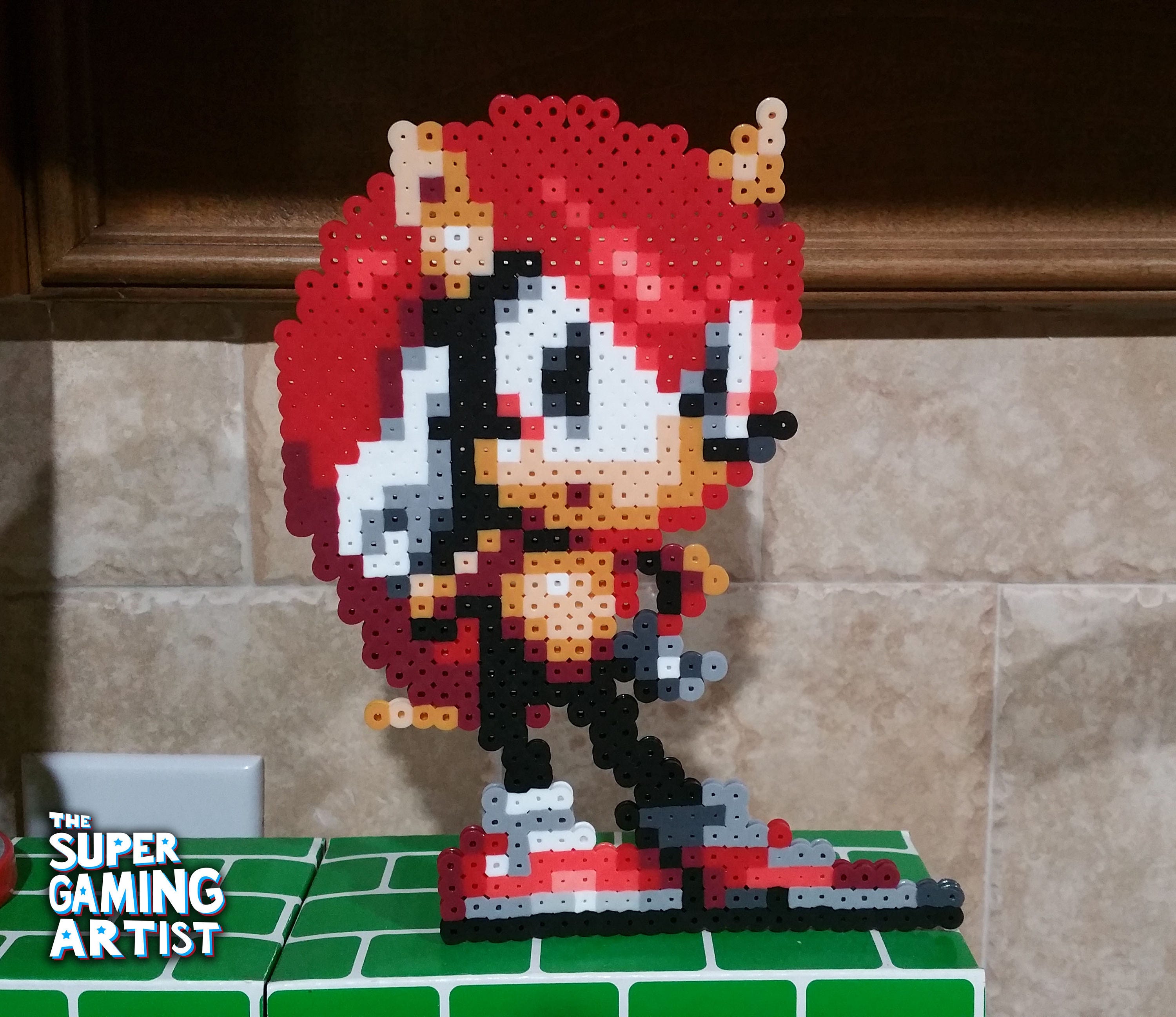 Mighty Armadillo Perler Sonic Perler Knuckles Chaotix -  Hong Kong