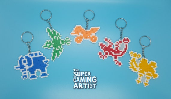 BOTW Divine Beasts Perler Keychain | Zelda Gamer Gift - Etsy