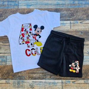 mickey birthday boys, disneyworld birthday shirt, 2nd birthday mickey, boys mickey mouse shirt, boys mickey raglan, 3rd birthday raglan