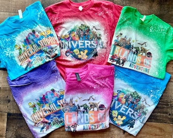 Universal studio shirt, Island Adventure tshirt, Jurassic family tshirts, Universal Bleached, Islands of Adventure tee, Volcano Bay