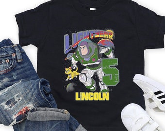 Buzz lightyear birthday shirt, toy story birthday shirt, woody shirt, toddler toy story party, 2nd birthday buzz lightyear, ANY AGE