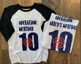 Download Nerf Birthday Shirt Etsy