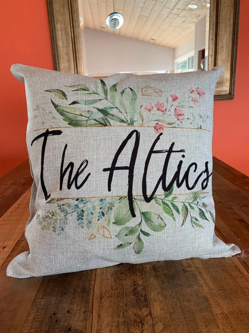 Personalized Last Name Pillow Personalized Pillow Custom Etsy