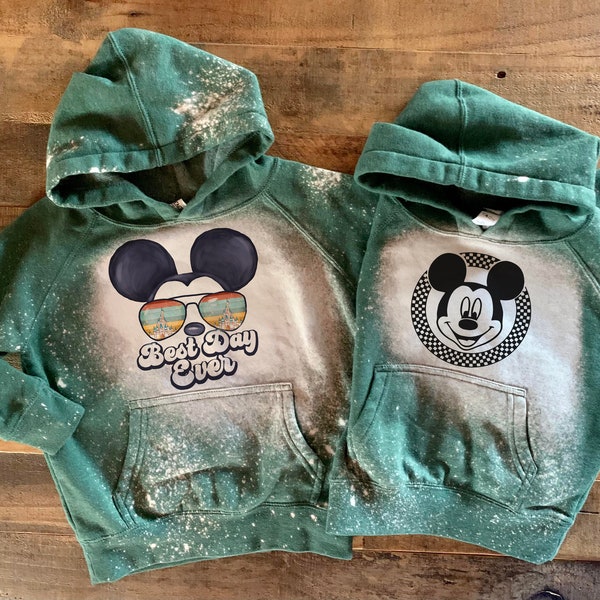 Toddler Disneyworld Sweatshirt, Mickey Best Day Kids Hoodie, boys toddler mickey sweatshirt, baby boy disneyland sweatshirt