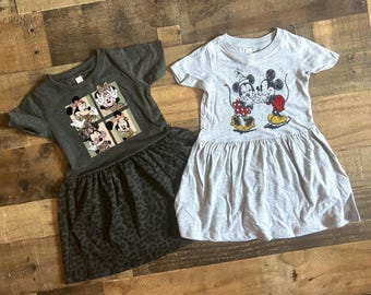 Mickey Minnie Retro Dress, Animal Kingdom Summer Dress, Toddler WDW Dress, minnie mouse dress