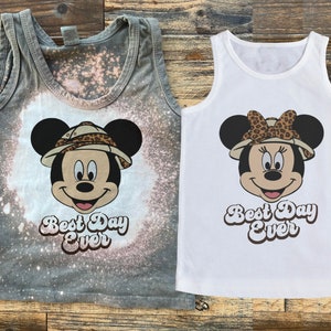 Animal Kingdoms Tank Top, gebleichtes Animal Kingdoms Familien Tanks, Leopard Disney Tank Top, ärmelloses Hakuna, Kinder Disney Safari, AK Tank
