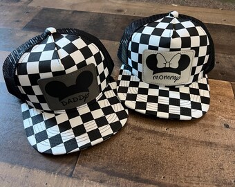 NWT Disney Disneyland Mickey Mouse Ears White and Black Hat Minnie Mouse White Hat, Disney Hats for Adults and Kids  main image 3