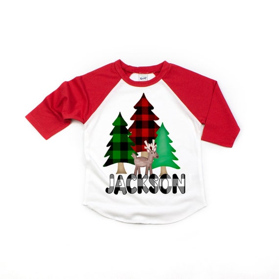 Personalized christmas raglan kids, custom santa shirt, toddler santa sibling shirts, matching santa shirts, colorful shirt, santa set