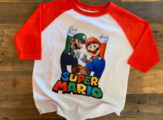 Mario Birthday Shirt Mario Party Shirt 