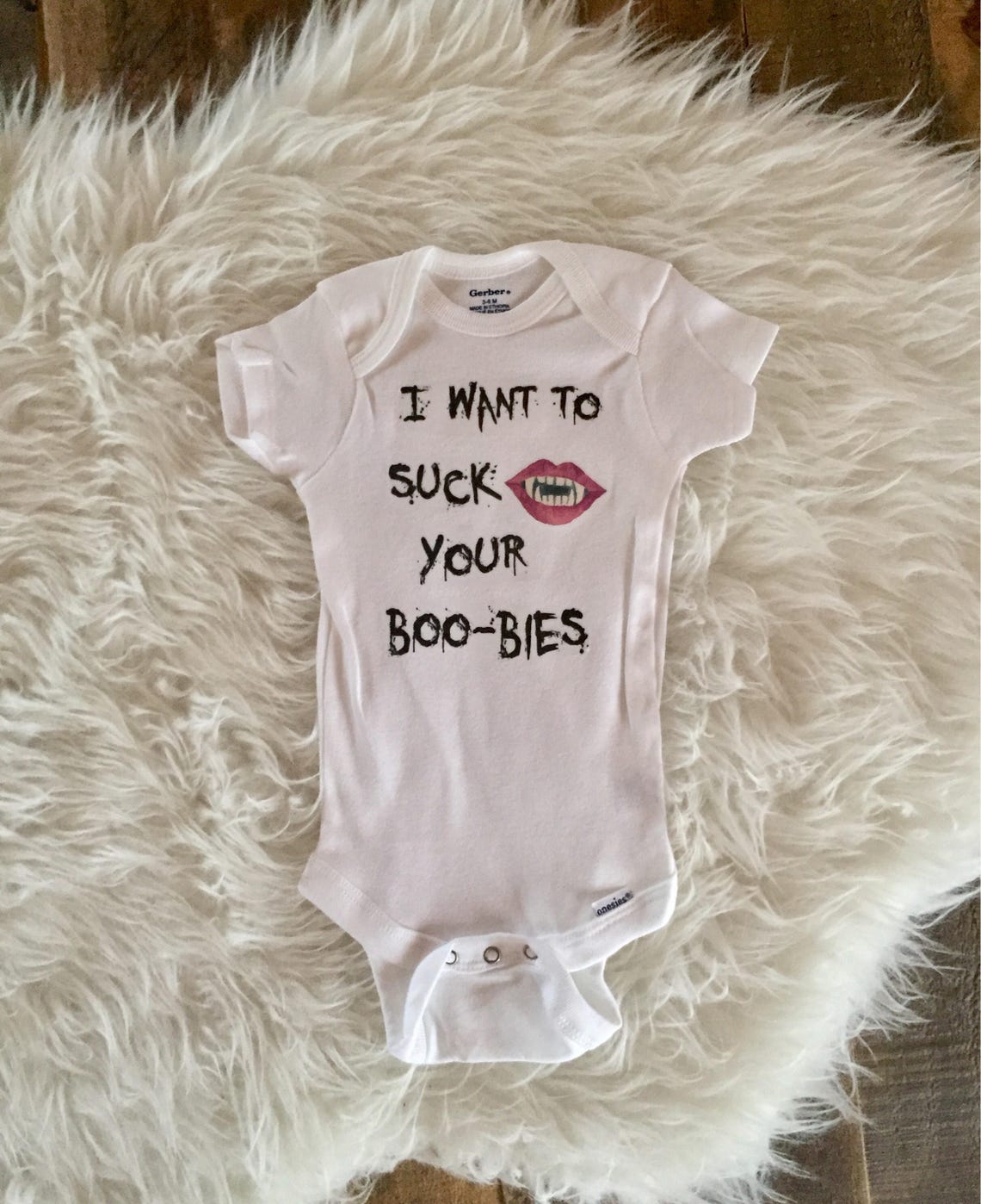 Boo Onesie Breastfeeding Onesie Halloween Onesie Vampire Etsy