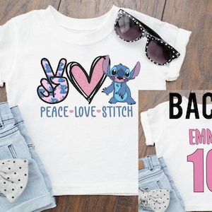 stitch birthday shirt, girls stitch birthday,  lilo and stitch shirt, lilo and stitch party, lilo and stitch birthday shirt for girls