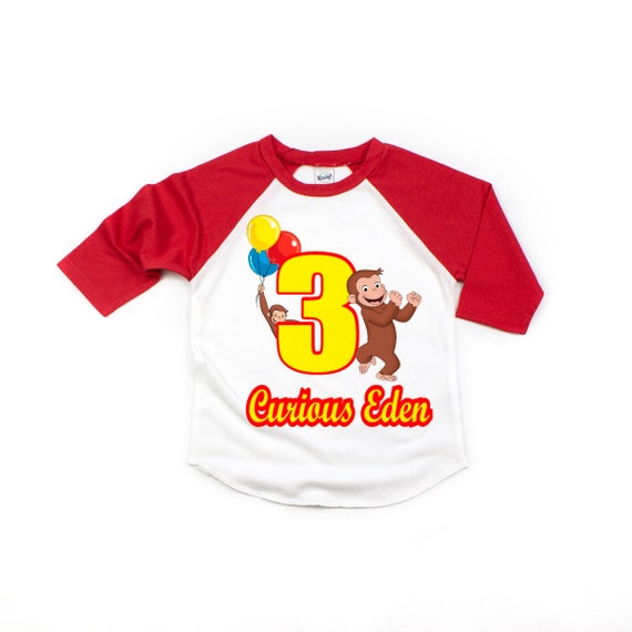 curious george first birthday shirt