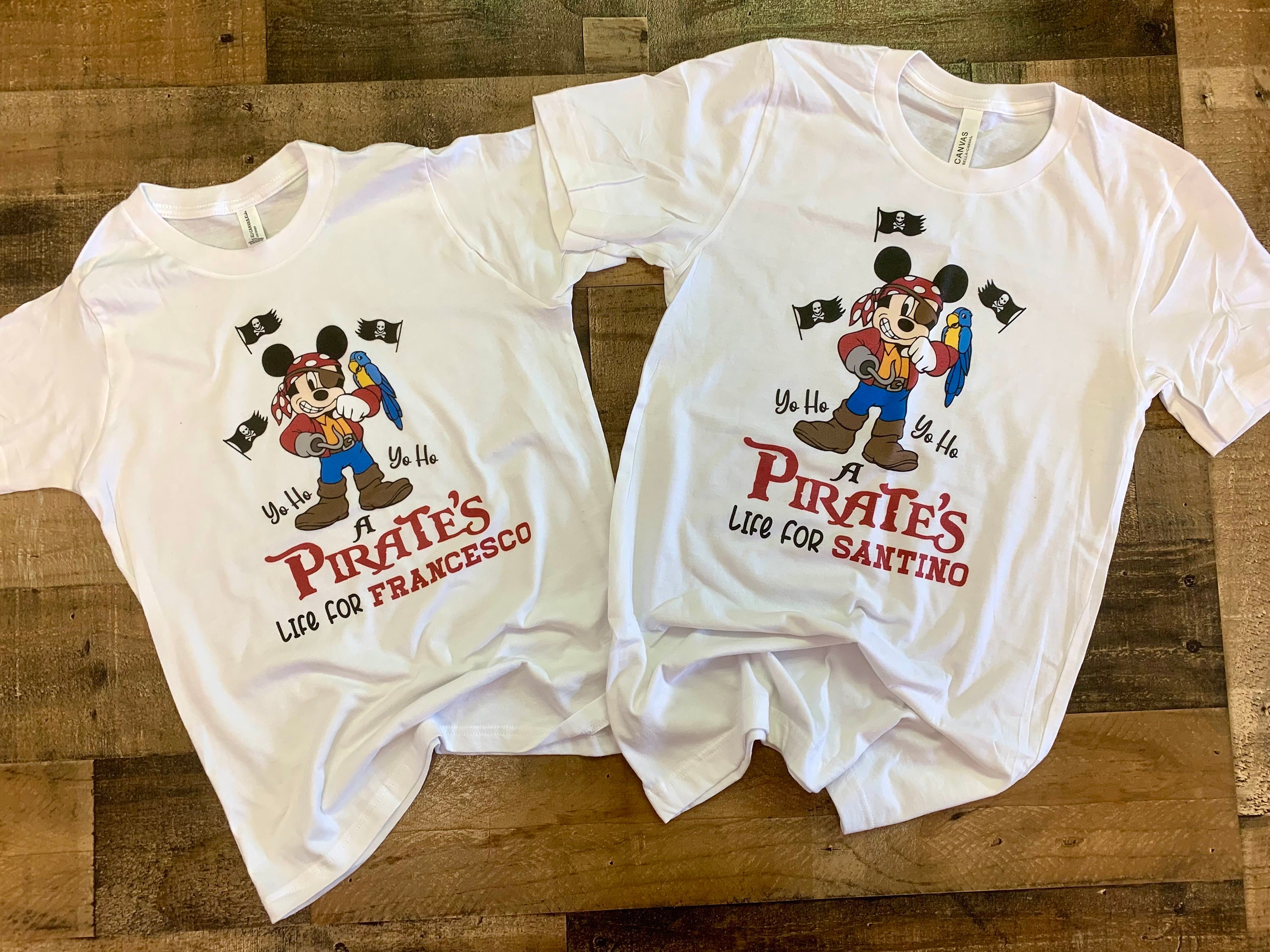 Personalized Pirate Mickey Mouse Cruise Shirt - Family Matching